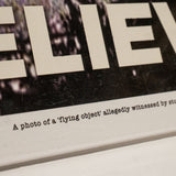 Póster "I want to believe" (horizontal) X XENO POP
