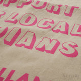 Tote bag "Support your local comedians"