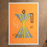 SARA MARCOS | Print Cafetera italiana (naranja)