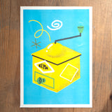SARA MARCOS | Print Molinillo (azul)