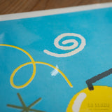 SARA MARCOS | Print Molinillo (azul)