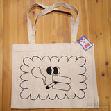 Tote bag ancha Pájaro fumando X YUKFUN
