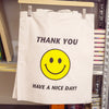 Tote bag Smiley "Thank you have a nice day"