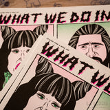 Print A4 "What we do in the shadow" X LA LLAMA STORE & NÚRIA JUST