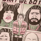 Print A4 "What we do in the shadow" X LA LLAMA STORE & NÚRIA JUST