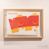 IGGY RUBIN | Póster Stand Up Happy Meal