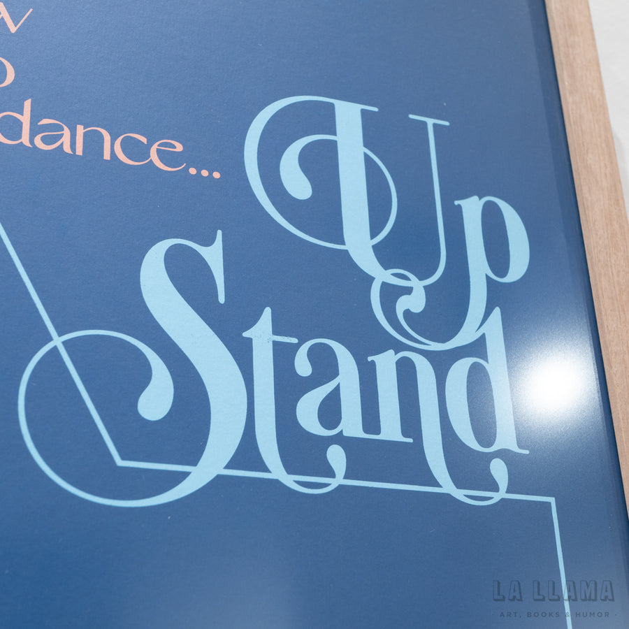 IGGY RUBIN | Póster Stand Up Pasos de baile