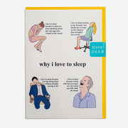 Postal "Why I love to sleep" X OHH DEER UK + EU