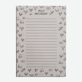 Libreta "Willy important"