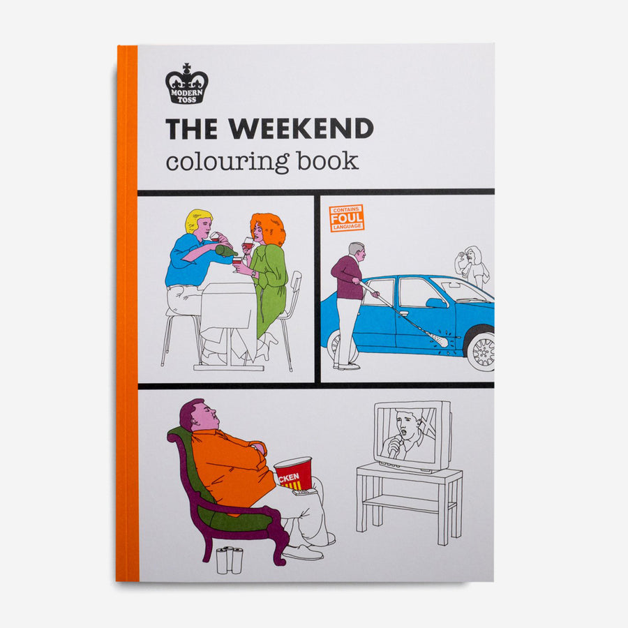 MODERN TOSS | The Weekend colouring book