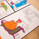 MODERN TOSS | The Weekend colouring book