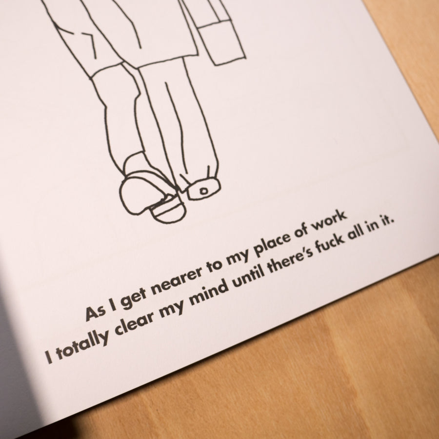MODERN TOSS | The Working Day colouring book