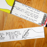 Kit de 7 lápices x DAVID SHRIGLEY
