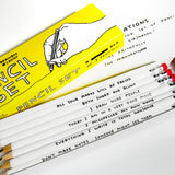 Kit de 7 lápices x DAVID SHRIGLEY