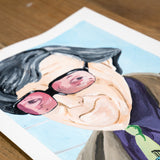 CLARA S. PROUS | Original "Señor con gafas"