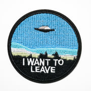 Parche "I want to leave"