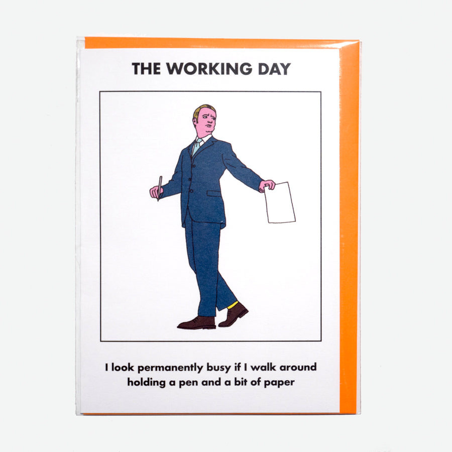 MODERN TOSS | Postal de 'The Working Day'