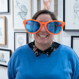 Gafas de sol gigantes