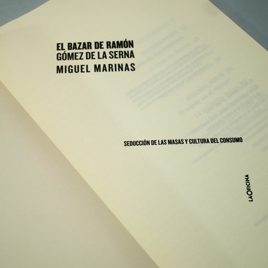 El bazar de Ramón Gómez de la Serna. Seducción de las masas y cultura del consumo