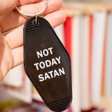 Llavero "NOT TODAY SATAN"