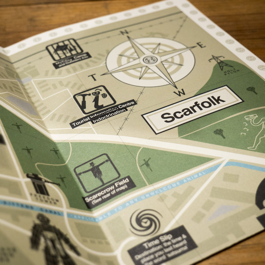 Scarfolk & Environs: Road and Leisure Map for Uninvited Tourists