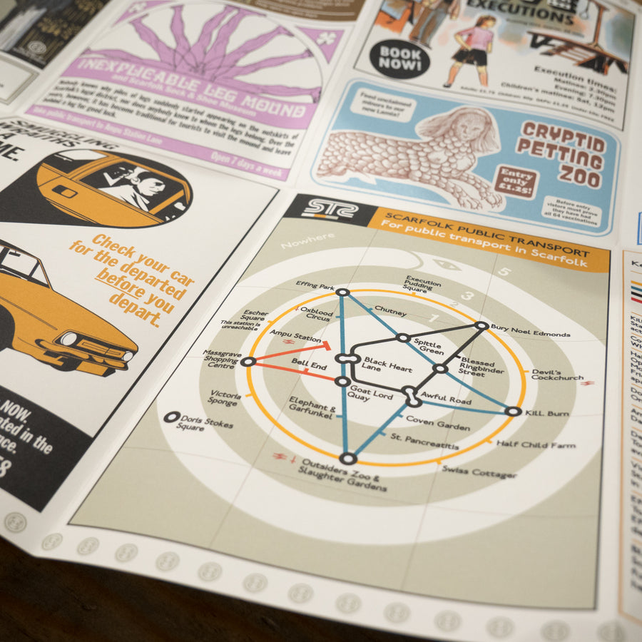 Scarfolk & Environs: Road and Leisure Map for Uninvited Tourists – La ...