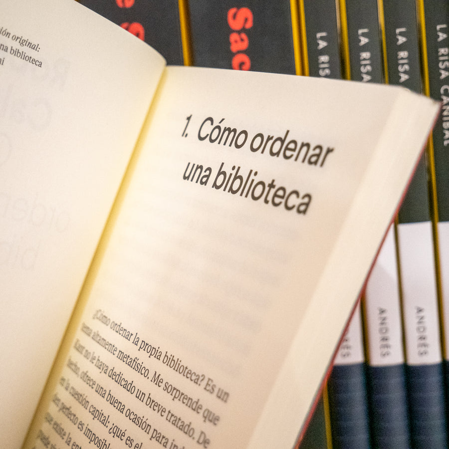 ROBERTO CALASSO | Cómo ordenar una biblioteca