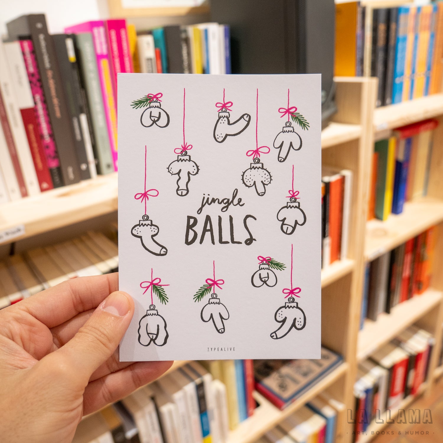 Postal "Jingle balls"