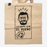 Tote bag "Cuidado con el dueño" X BEWAREOFTHEOWNER