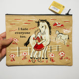 Estuche "I hate everyone too"