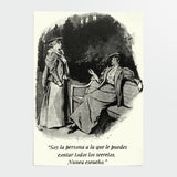 LA LLAMA | Postal "Soy la persona a la que le puedes contar todos los secretos"