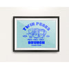 Póster A4 "Twin Peaks - Brunch Damn Fine" Azul X LEFT OF THE DIAL