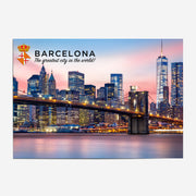 LA LLAMA | Postal "Barcelona. The greatest city in the world!"