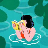 SARA MARCOS | Print Chica leyendo "Lolita"