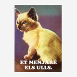 LA LLAMA | Postal "Em menjaré els teus ulls”